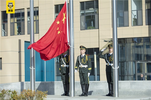 20181010期学员济民校区升旗仪式