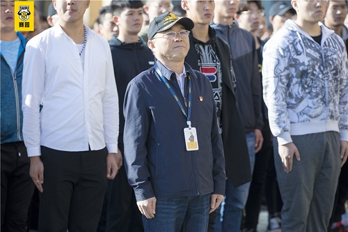 20181010期学员济民校区升旗仪式