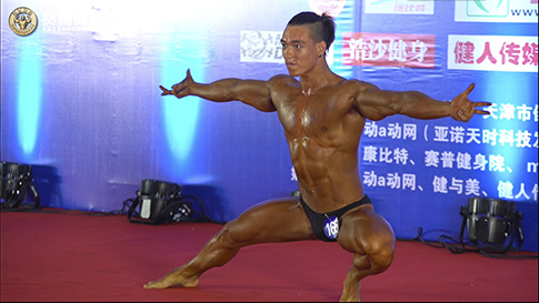 【冠军风采】李猛-男子古典健美180以上组决赛-第二届京津冀健美健身公开赛